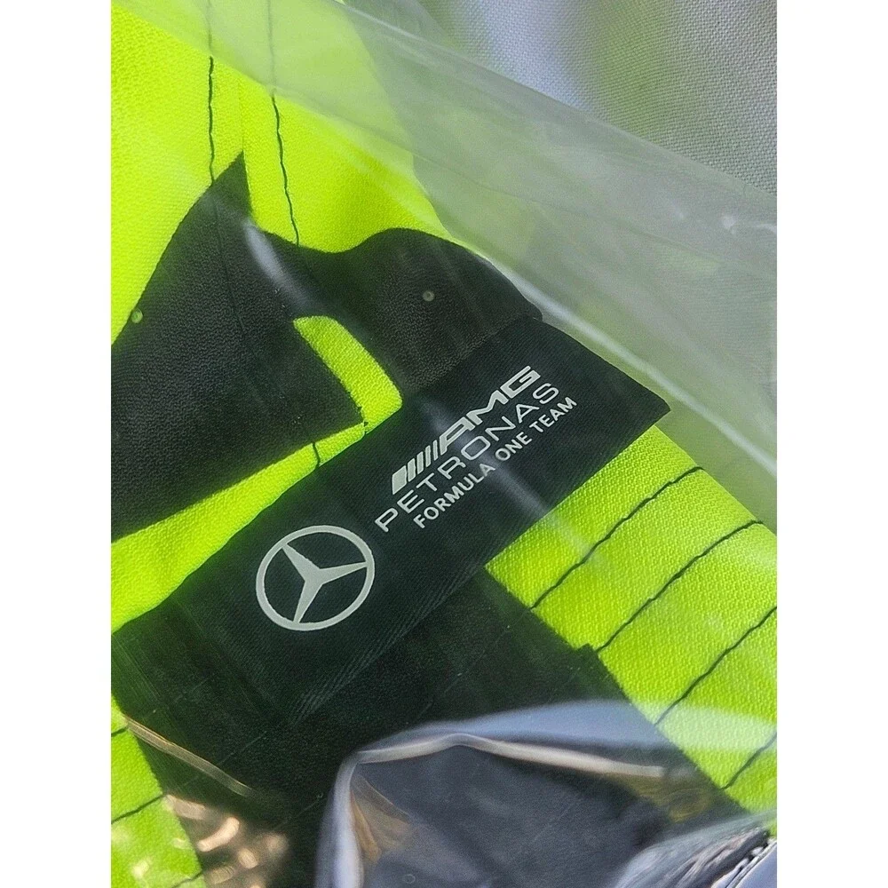 Lewis Hamilton Mercedes-AMG‎ Petronas F1 Team Bucket Hat - Neon Green